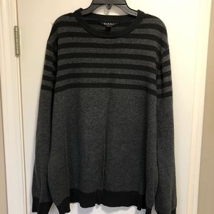 Sweater, Dark Gray & Black- Size XL